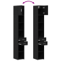 Gabinete de Almacenamiento Slim Roble Negro 30x42.5x225 cm Madera Ingienrada de , Aparadores - Ref: Foro24-3365642, Precio: 1...