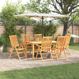 Conjunto de Comedor de Jardín de 3 Piezas de Madera Maciza de Acacia Plegable de , Conjuntos de jardín - Ref: Foro24-3375620,...