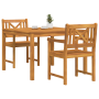 Juego de comedor de jardín de 3 piezas de madera sólida de acacia de , Mesas de jardín - Ref: Foro24-3375658, Precio: 264,12 ...