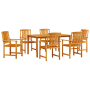 Conjunto de Comedor de Jardín de 5 Piezas - Madera de Acacia Sólida de , Mesas de jardín - Ref: Foro24-3375678, Precio: 444,0...