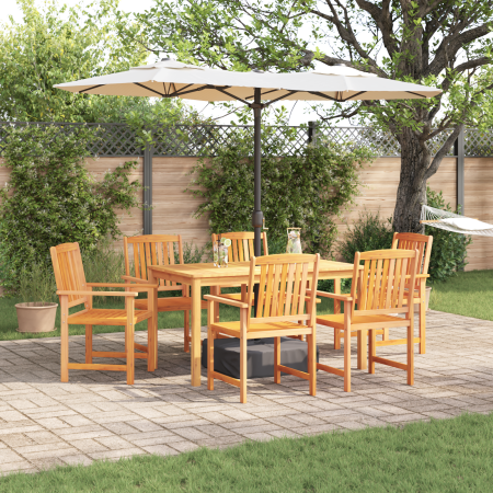Juego de Comedor de Jardín de 7 Piezas en Madera Sólida de Acacia de , Mesas de jardín - Ref: Foro24-3375679, Precio: 572,04 ...