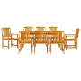 Conjunto de Comedor de Jardín de 7 Piezas de Madera Maciza de Acacia de , Mesas de jardín - Ref: Foro24-3375680, Precio: 634,...