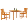 Conjunto de Comedor de Jardín de 3 Piezas de Madera Sólida de Acacia de , Mesas de jardín - Ref: Foro24-3375682, Precio: 246,...