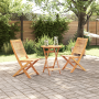 Juego de Bistro Plegable de 3 Piezas de Madera Maciza de Acacia de , Mesas de jardín - Ref: Foro24-3375692, Precio: 170,66 €,...