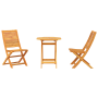 Set de Bistro Plegable de 3 Piezas de Madera Sólida de Acacia de , Mesas de jardín - Ref: Foro24-3375698, Precio: 181,65 €, D...