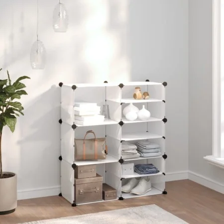 Transparent PP shoe rack 84x31.5x93 cm by vidaXL, Shoe racks and shoe organizers - Ref: Foro24-340568, Price: 28,89 €, Discou...