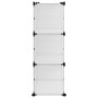 Transparent PP shoe rack 84x31.5x93 cm by vidaXL, Shoe racks and shoe organizers - Ref: Foro24-340568, Price: 29,26 €, Discou...