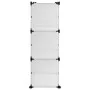 Transparent PP shoe rack 84x31.5x93 cm by vidaXL, Shoe racks and shoe organizers - Ref: Foro24-340568, Price: 28,89 €, Discou...