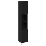 Juego de Muebles de Baño 3 piezas en Roble Negro Madera Elaborada de , Muebles de baño - Ref: Foro24-3378509, Precio: 213,67 €