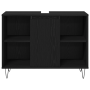 Juego de Muebles de Baño 3 piezas en Roble Negro Madera Elaborada de , Muebles de baño - Ref: Foro24-3378509, Precio: 213,67 €