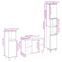 Juego de Muebles de Baño 3 piezas en Roble Negro Madera Elaborada de , Muebles de baño - Ref: Foro24-3378509, Precio: 213,67 €