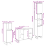 Conjunto de Muebles de Baño de 3 piezas Roble Negro Madera Tratada de , Muebles de baño - Ref: Foro24-3378512, Precio: 222,77...