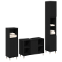 Conjunto de Muebles de Baño de 3 piezas Roble Negro Madera de Calidad de , Muebles de baño - Ref: Foro24-3378515, Precio: 219...