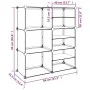Transparent PP shoe rack 84x31.5x93 cm by vidaXL, Shoe racks and shoe organizers - Ref: Foro24-340568, Price: 28,89 €, Discou...