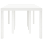 Mesa de Jardín Blanca 250x100x73 cm Poly Rattan de , Mesas de jardín - Ref: Foro24-3378518, Precio: 226,65 €, Descuento: %