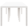 Mesa de Jardín blanca 300x100x73 cm de polyratán | Foro24.es | Tu tienda online para hogar, jardín y más Foro24.es