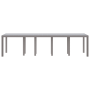 Mesa de Jardín Gris Claro 300x100x73 cm Poly Rattan de , Mesas de jardín - Ref: Foro24-3378523, Precio: 274,23 €, Descuento: %