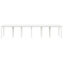 Mesa de Jardín Blanca 350x100x73 cm de Plástico Sintético de , Mesas de jardín - Ref: Foro24-3378526, Precio: 305,09 €, Descu...