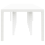 Mesa de Jardín Blanca 350x100x73 cm de Plástico Sintético de , Mesas de jardín - Ref: Foro24-3378526, Precio: 305,09 €, Descu...