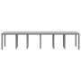 Mesa de Jardín  Gris Claro 350x100x73 cm Polyratán | Foro24.es | Tu tienda online para hogar, jardín y más Foro24.es