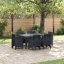 Juego de Comedor de Jardín de 7 Piezas Anthracite de Rattan Poliéster de , Mesas de jardín - Ref: Foro24-3378552, Precio: 330...