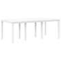 Conjunto de comedor de jardín de 9 piezas con cojines blanco poliratán de , Mesas de jardín - Ref: Foro24-3378586, Precio: 45...