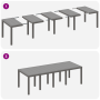 Juego de Comedor para Jardín de 11 Piezas Gris Claro Polirratán de , Mesas de jardín - Ref: Foro24-3378607, Precio: 537,20 €,...