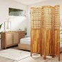 4-panel screen made of solid acacia wood 162x2x180 cm by vidaXL, Room dividers - Ref: Foro24-318549, Price: 175,78 €, Discoun...