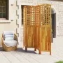 4-panel screen made of solid acacia wood 162x2x180 cm by vidaXL, Room dividers - Ref: Foro24-318549, Price: 175,78 €, Discoun...