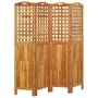 4-panel screen made of solid acacia wood 162x2x180 cm by vidaXL, Room dividers - Ref: Foro24-318549, Price: 175,78 €, Discoun...