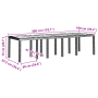 Conjunto de Comedor de Jardín de 13 Piezas con Cojines Gris Claro Poliratán de , Mesas de jardín - Ref: Foro24-3378631, Preci...