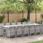 Comedor de Jardín de 15 Piezas con Cojines Gris Claro | Foro24.es | Tu tienda online para hogar, jardín y más Foro24.es