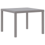 Conjunto de Comedor de Jardín de 3 Piezas con Cojines Gris Claro de Polirratán de , Mesas de jardín - Ref: Foro24-3378690, Pr...