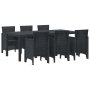 Conjunto de Comedor de Jardín de 7 Piezas Antracita Ratan Polipropileno de , Mesas de jardín - Ref: Foro24-3378712, Precio: 3...