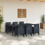 Conjunto de Comedor de Jardín de 7 Piezas Antracita Ratan Polipropileno de , Mesas de jardín - Ref: Foro24-3378712, Precio: 3...