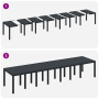 Conjunto de Comedor de Jardín de 15 Piezas con Cojines Antracita Poliratán de , Mesas de jardín - Ref: Foro24-3378794, Precio...