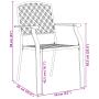 Conjunto de Comedor de Jardín de 7 Piezas de Acero Antracita | Foro24.es | Tu tienda online para hogar, jardín y más Foro24.es
