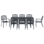 Juego de Comedor para Jardín de 9 Piezas de Acero Antracita de , Mesas de jardín - Ref: Foro24-3378819, Precio: 724,26 €, Des...