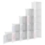 Children's cube shelf with 15 white PP compartments by vidaXL, Shoe racks and shoe organizers - Ref: Foro24-340575, Price: 82...