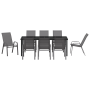 Juego de Comedor de Jardín de 9 Piezas Gris Textilene y Acero | Foro24.es | Tu tienda online para hogar, jardín y más Foro24.es