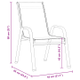 Set de Comedor de Jardín de 5 Piezas Marrón Textilene y Acero | Foro24.es | Tu tienda online para hogar, jardín y más Foro24.es