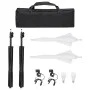 Photo studio kit with lighting set and background by vidaXL, Flashes and studio lighting - Ref: Foro24-3094640, Price: 145,56...