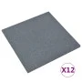 Rubber tiles fall protection 12 pcs gray 50x50x3 cm by vidaXL, Floors and carpets - Ref: Foro24-3096596, Price: 178,84 €, Dis...