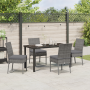 Set de Comedor de Jardín 5 Piezas Gris Poliratán de , Sillas de jardín - Ref: Foro24-3379228, Precio: 433,36 €, Descuento: %