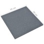 Gummifliesen-Fallschutz 12 Stück grau 50x50x3 cm von vidaXL, Böden und Teppiche - Ref: Foro24-3096596, Preis: 197,63 €, Rabat...