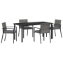 Conjunto de Jardín de 5 Piezas Gris Ratán Sintético de , Sillas de jardín - Ref: Foro24-3379257, Precio: 301,23 €, Descuento: %