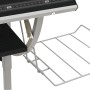 Mesa de dibujo madera y acero negro y gris 110x53x(58-87) cm de vidaXL, Escritorios - Ref: Foro24-340929, Precio: 82,63 €, De...