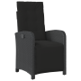 Conjunto de Comedor de Jardín de 7 Piezas con Cojines Rattan Sintético Negro de , Sillas de jardín - Ref: Foro24-3380314, Pre...