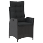 Set de Comedor de Jardín de 5 Piezas con Cojines - Poliratán Negro de , Sillas de jardín - Ref: Foro24-3380485, Precio: 510,55 €