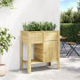 Cama Elevada de Jardín con Almacenamiento 85x46x96 cm Madera Tratada de Pino de , Maceteros y jardineras - Ref: Foro24-338587...